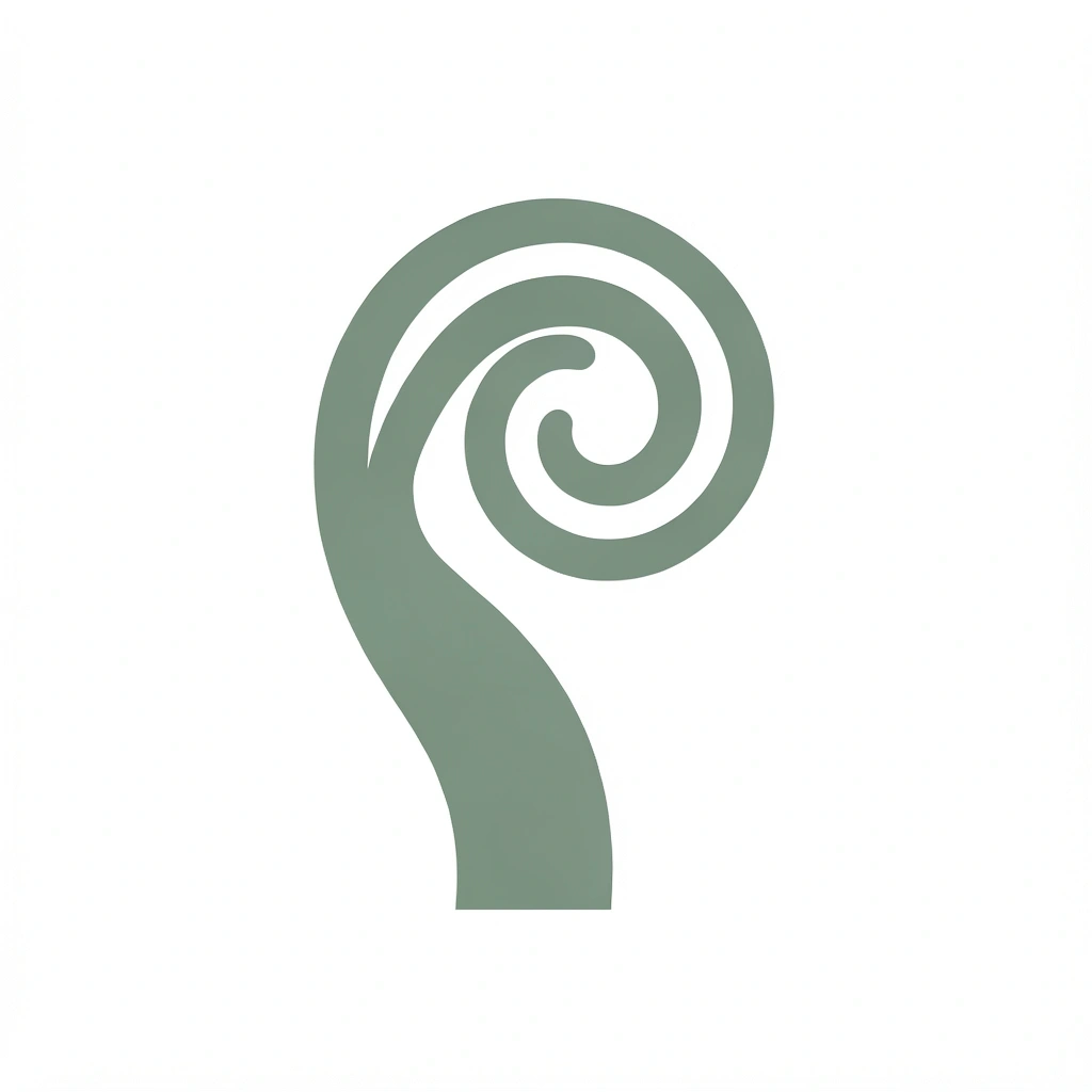 Growth inspired logo element